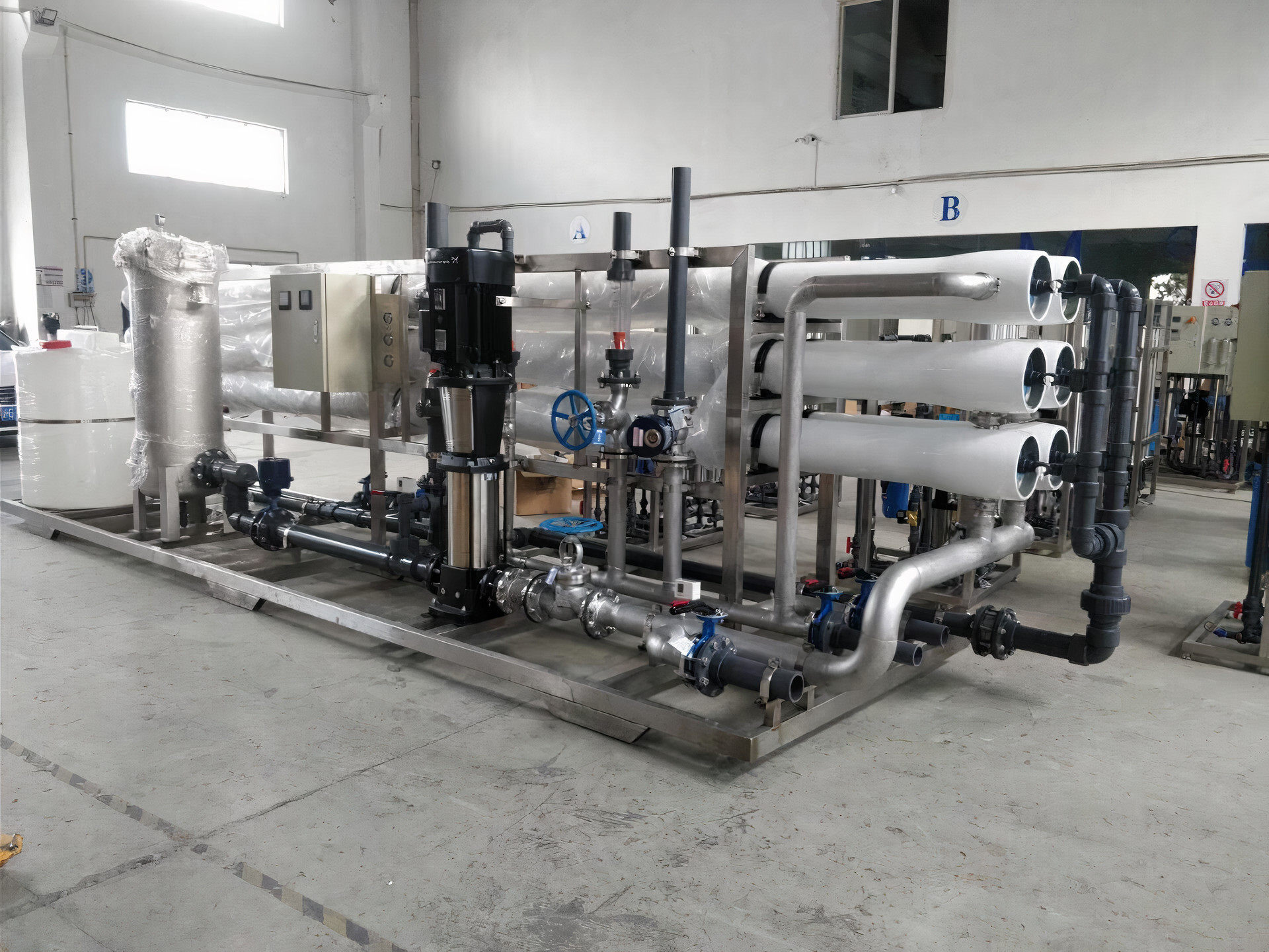 Hệ thống lọc làm mềm nước sản xuất khu công nghiệp