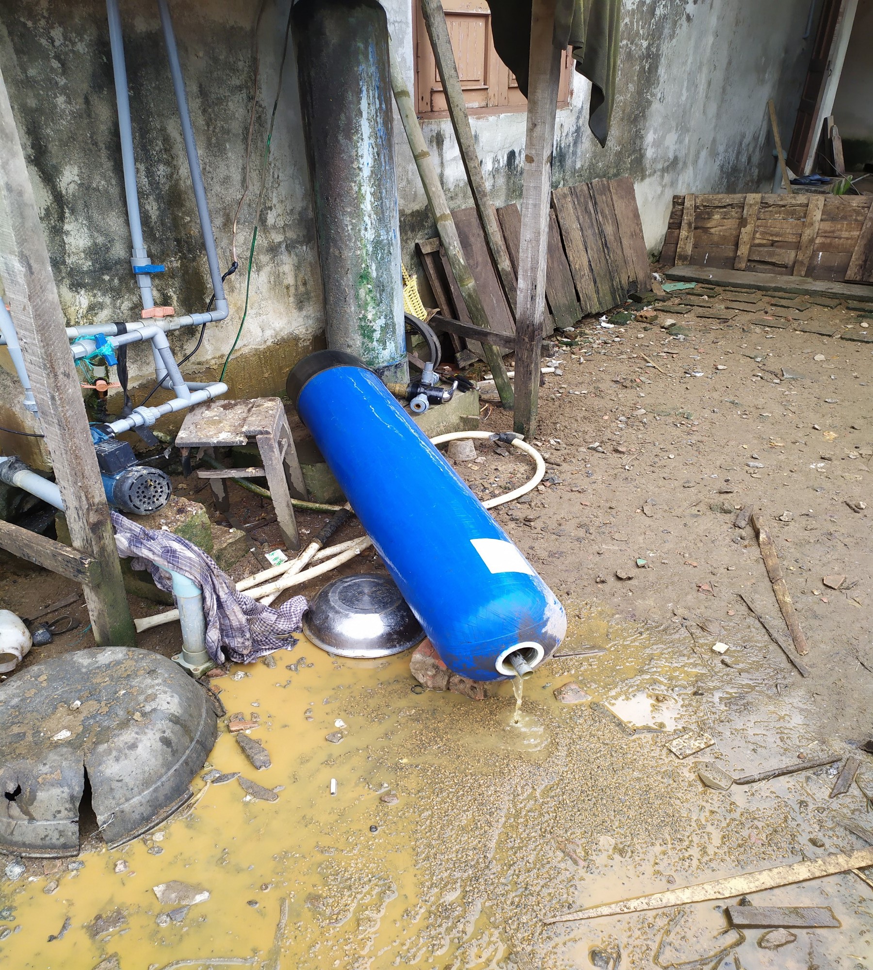 Thời gian thay thế vật liệu lọc cho bộ lọc tổng