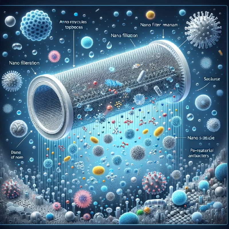 Ứng dụng lọc nano trong quy trình xử lý nước sinh hoạt