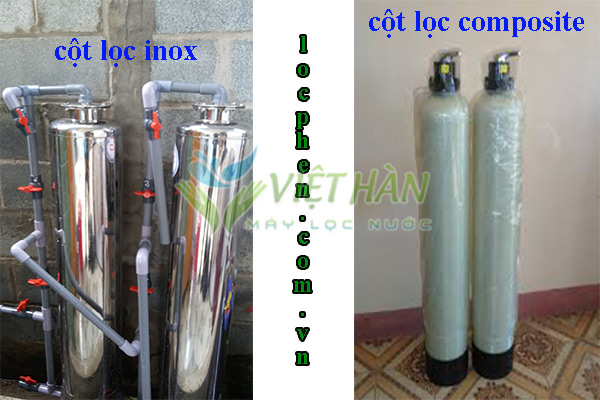 Nhưng ưu, nhược điểm của cột lọc inox và composite